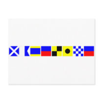 Code Flag Madeline Postcards