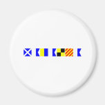 Code Flag Makayla Fridge Magnets