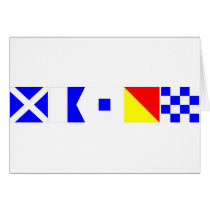 Code Flag Mason Card