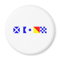 Code Flag Mason Magnets