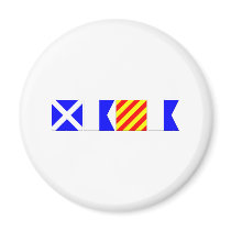Code Flag Maya Fridge Magnet