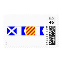 Code Flag Maya Postage