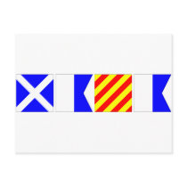 Code Flag Maya Post Cards
