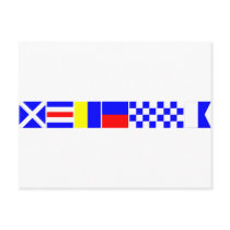 Code Flag Mckenna Post Card