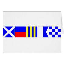 Code Flag Megan Cards