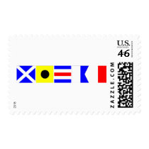Code Flag Micah Postage Stamp