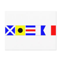 Code Flag Micah Postcards