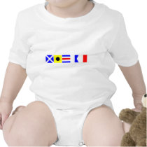 Code Flag Micah Baby Bodysuits