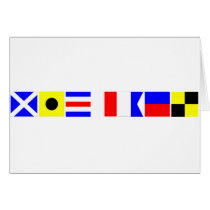 Code Flag Michael Cards