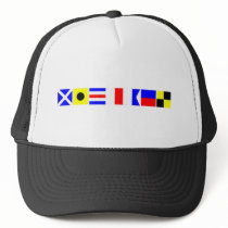 Code Flag Michael Trucker Hats