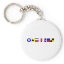 Code Flag Michael Keychain
