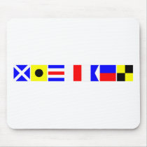 Code Flag Michael Mouse Pads