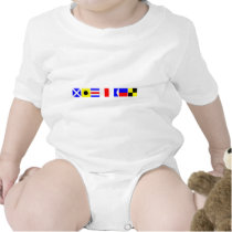 Code Flag Michael Baby Bodysuit