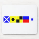 Code Flag Miles Mouse Mat