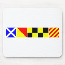 Code Flag Molly Mouse Pad