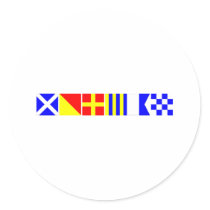 Code Flag Morgan Stickers