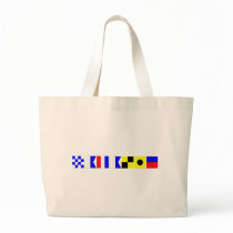 Code Flag Natalie Tote Bags