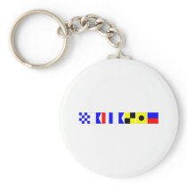 Code Flag Natalie Keychains