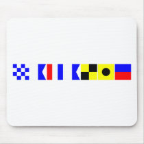 Code Flag Natalie Mouse Pad