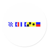 Code Flag Natalie Sticker