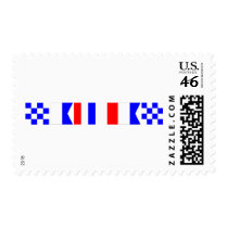 Code Flag Nathan Postage Stamp