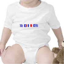 Code Flag Nathan Baby Bodysuits
