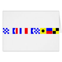Code Flag Nathaniel Cards