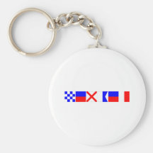 Code Flag Nevaeh Keychain