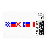 Code Flag Nevaeh Postage Stamp