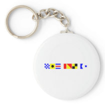 Code Flag Nicholas Keychain