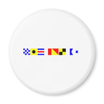 Code Flag Nicholas Refrigerator Magnet