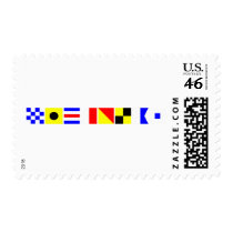 Code Flag Nicholas Postage Stamps