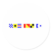 Code Flag Nicholas Sticker