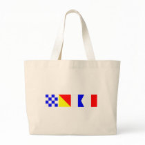 Code Flag Noah Tote Bags