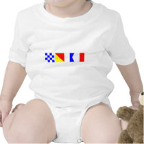 Code Flag Noah Baby Bodysuit