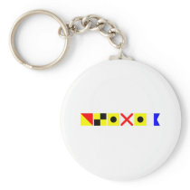 Code Flag Olivia Keychain