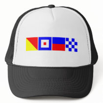 Code Flag Owen Trucker Hats