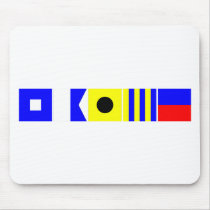 Code Flag Paige Mouse Pads