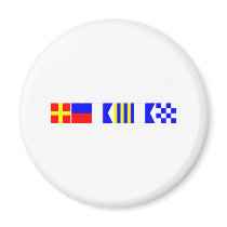 Code Flag Reagan Fridge Magnet