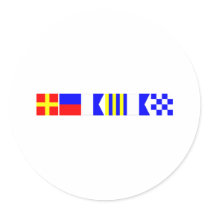 Code Flag Reagan Stickers