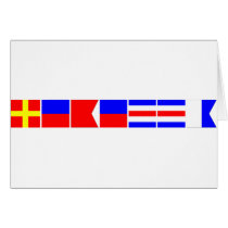 Code Flag Rebecca Card