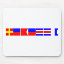 Code Flag Rebecca Mouse Pads