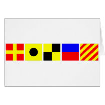 Code Flag Riley Card