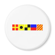 Code Flag Riley Magnets