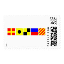 Code Flag Riley Postage Stamp