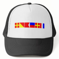 Code Flag Robert Trucker Hat