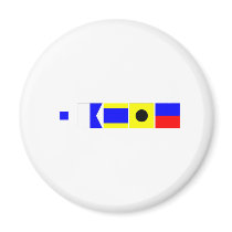 Code Flag Sadie Refrigerator Magnet