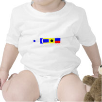 Code Flag Sadie Baby Creeper