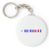 Code Flag Samantha Key Chain