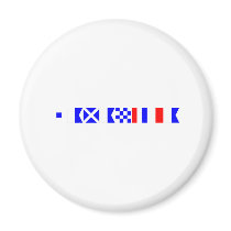 Code Flag Samantha Refrigerator Magnet